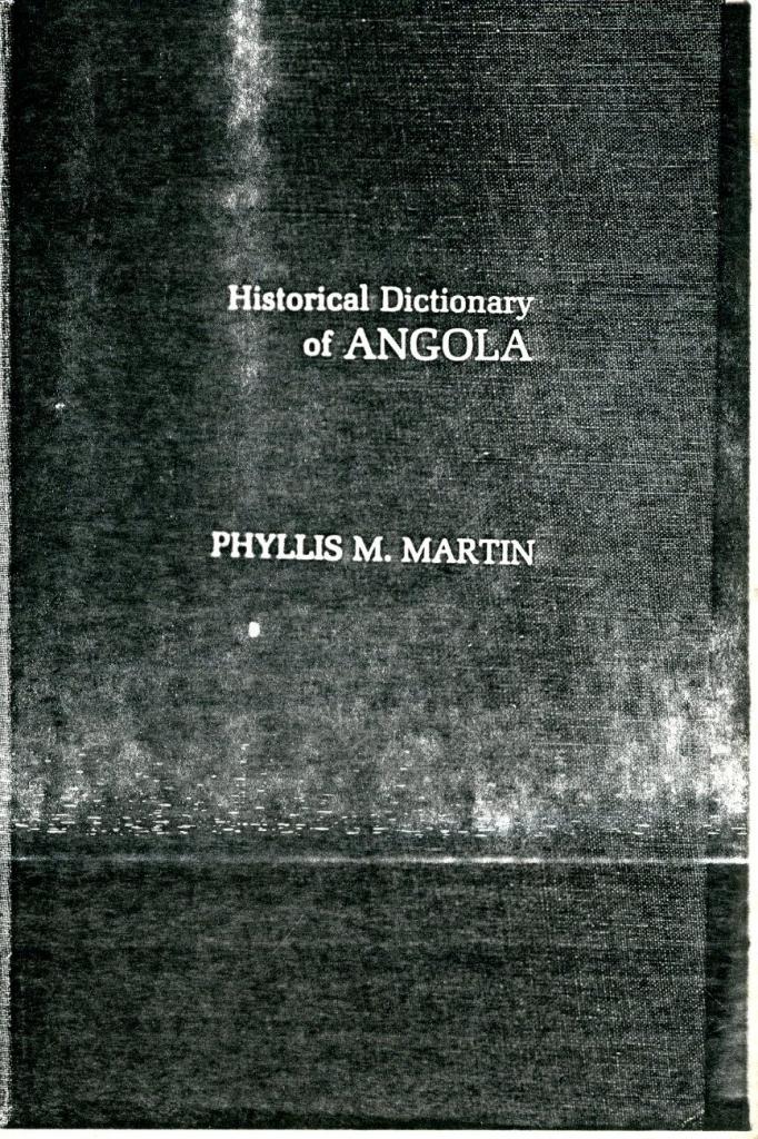 Historical Dictionary of Angola