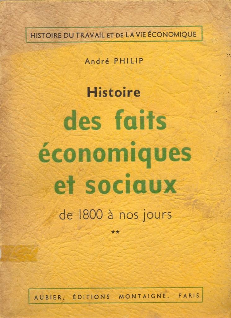 Histoire des Faits Économiques et Sociaux de 1800 à nos Jours (II)