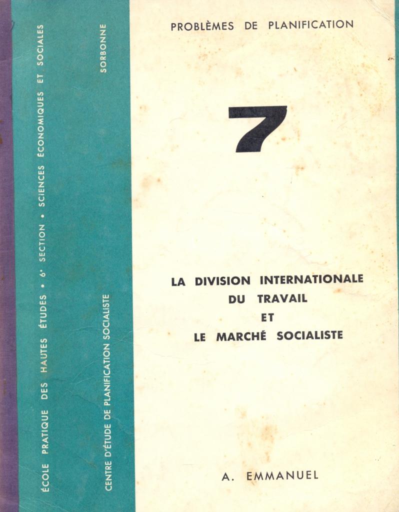 Division Internationale du Travail et le Marché Socialiste (La)