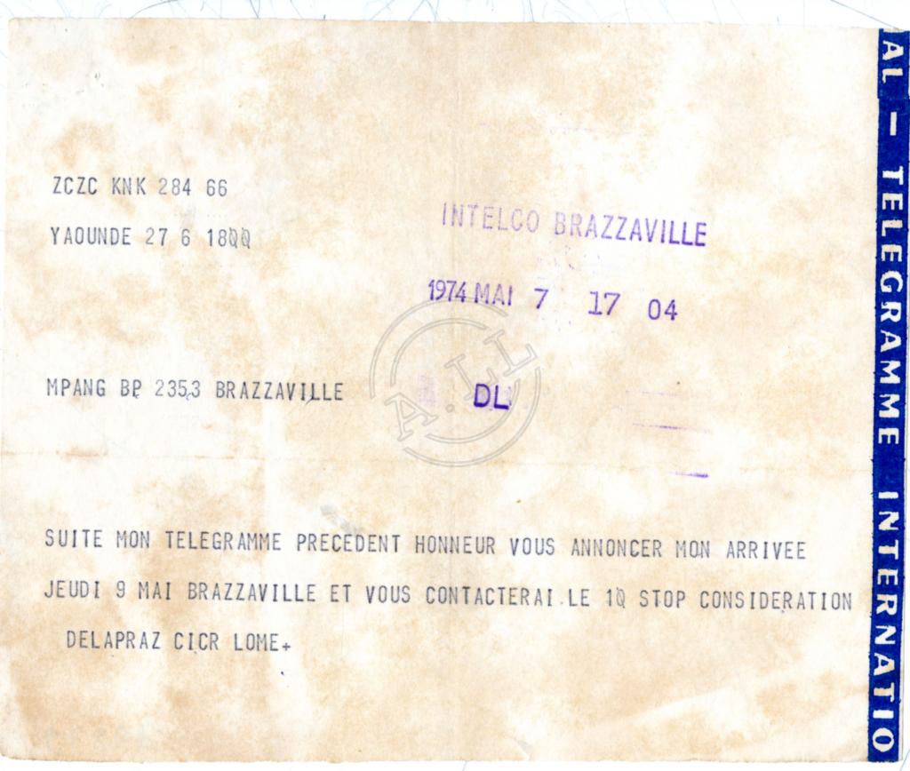 Telegrama de CIRC ao MPLA