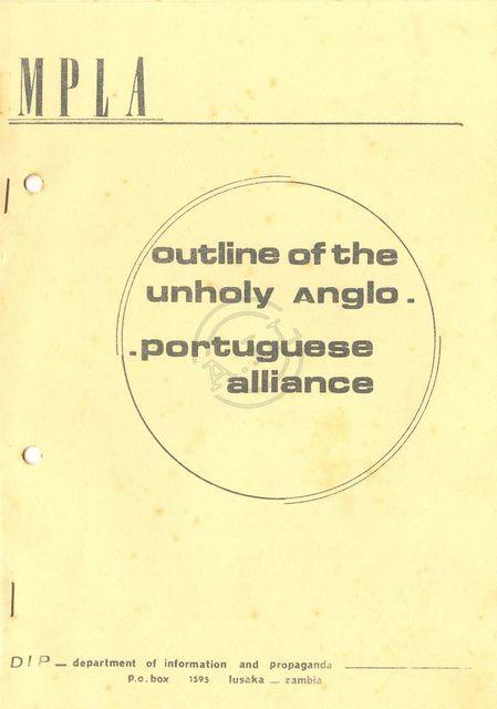 Outline of the Unholy Anglo-Portuguese Alliance
