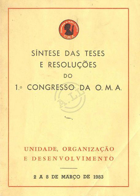 Síntese das teses e resoluções do 1º Congresso da OMA