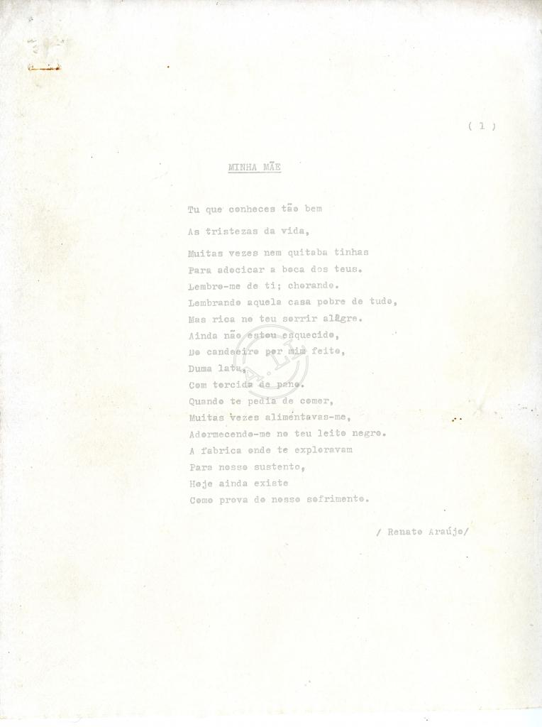 Poemas de Renato Araújo