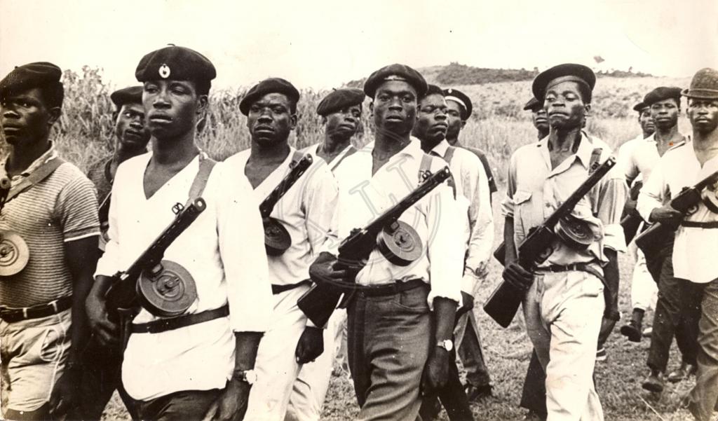 Guerrilheiros do MPLA em Dolisie